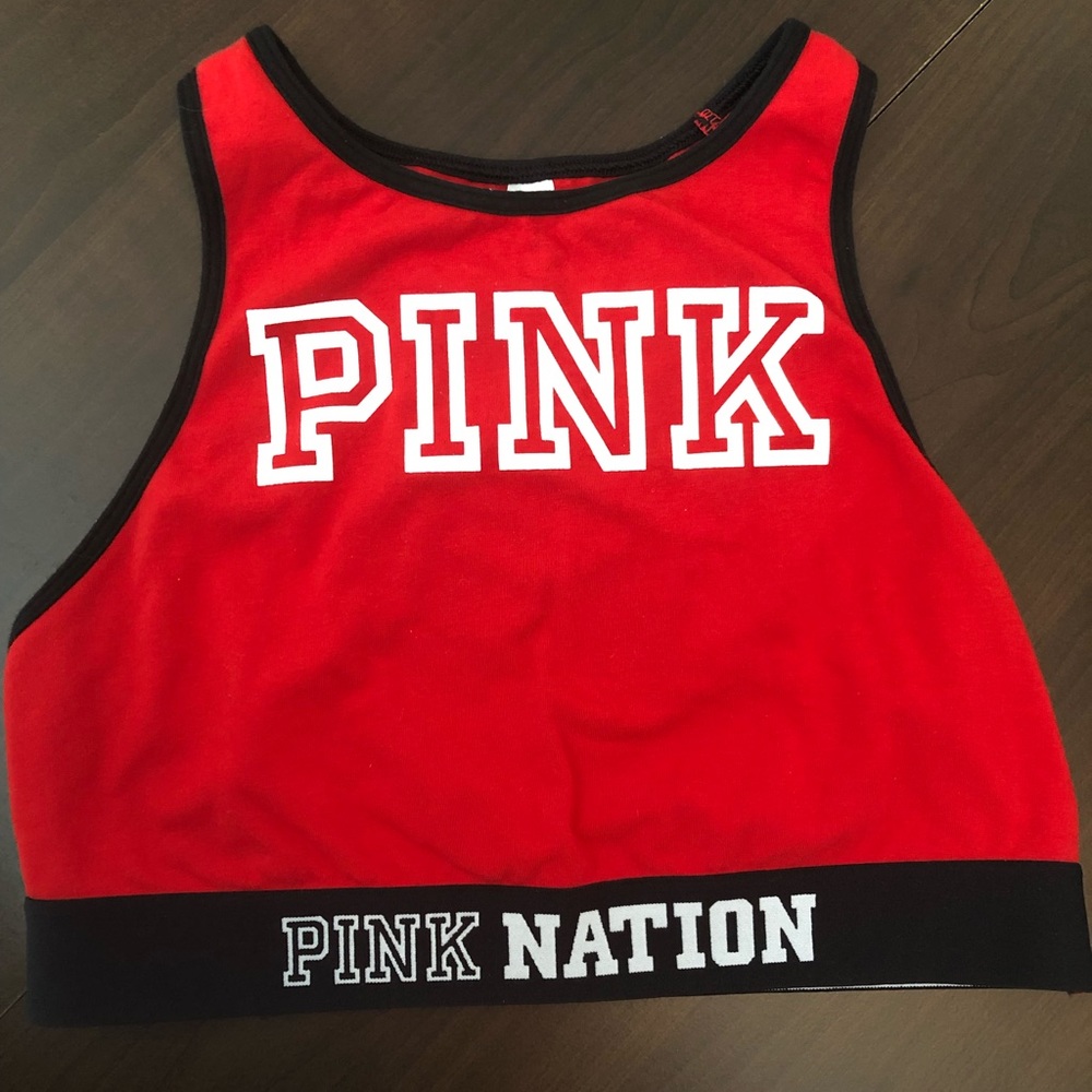 Pink crop top